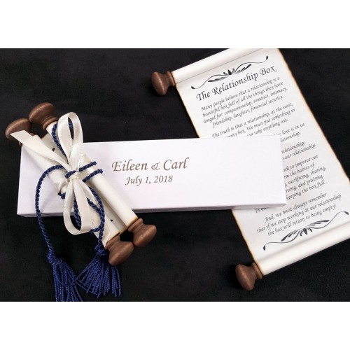 Rolled Scroll Invitation Boxes